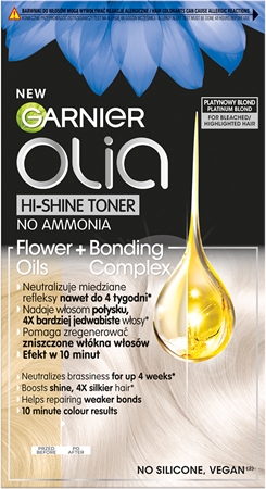 Garnier Olia Hi-Shine Toner toningsfarve med farve til Hår