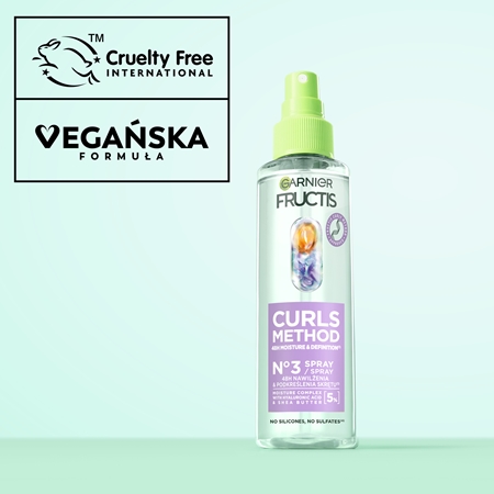 Garnier Fructis Curls Method nawilżający spray do włosów do włosów kręconych i falowanych