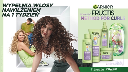 Garnier Fructis Curls Method nawilżający spray do włosów do włosów kręconych i falowanych