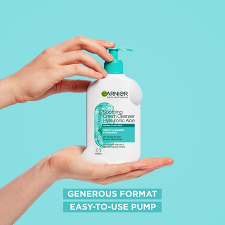 Garnier Skin Active Hyaluronic Aloe crema detergente lenitiva con acido ialuronico
