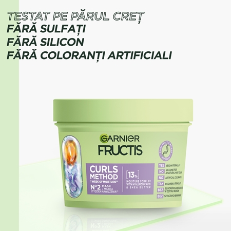 Garnier Fructis Curls Method Masca hidratanta par pentru par ondulat si cret
