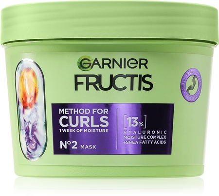 Garnier Fructis Curls Method ενυδατική μάσκα για τα μαλλιά για σπαστά και σγουρά μαλλιά