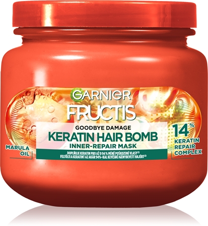 Garnier Fructis Ripara&Rinforza maschera per capelli deboli e danneggiati