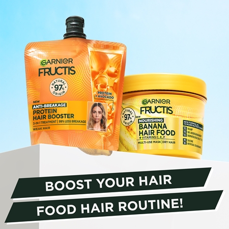 Garnier Fructis Protein Hair Booster obnovující maska pro poškozené vlasy