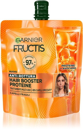 Garnier Fructis Proteine Hair Booster maschera nutriente per capelli fragili e stanchi
