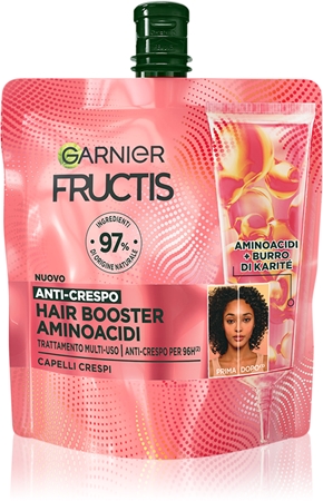 Garnier Fructis Amino Acid Hair Booster Maske mit ernährender Wirkung für welliges und lockiges Haar