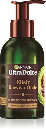Garnier Ultra Doux Elisir Ravviva Onde Silk Hair Serum with avocado