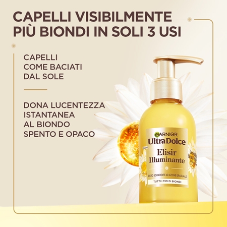 Garnier Ultra Dolce Elisir Illuminante siero schiarente forte con camomilla