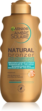 Garnier Ambre Solaire Natural Bronzer loção auto-bronzeadora para um bronzeado gradual