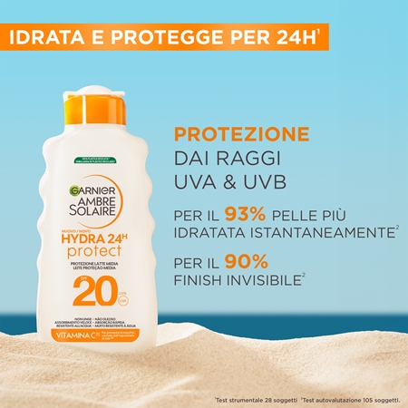 Garnier Ambre Solaire Hydra Protect leite solar SPF 20