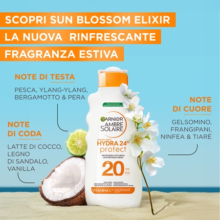 Garnier Ambre Solaire Hydra Protect leite solar SPF 20