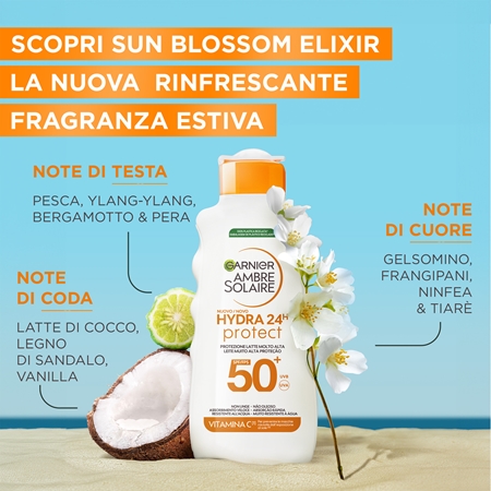 Garnier Ambre Solaire Hydra Protect latte abbronzante SPF 50