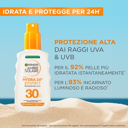 Garnier Ambre Solaire Hydra Protect latte abbronzante SPF 30