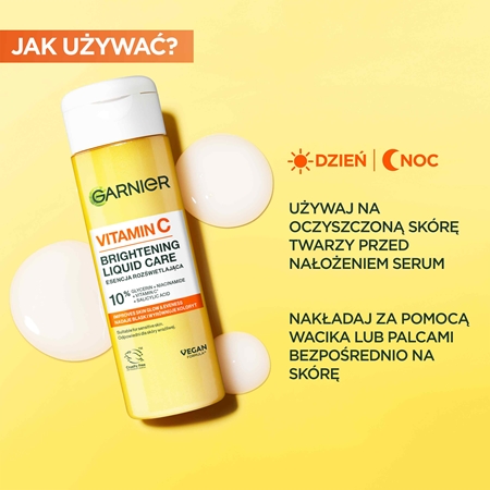 Garnier Pure Active Vitamin C esencja rozświetlająca do twarzy