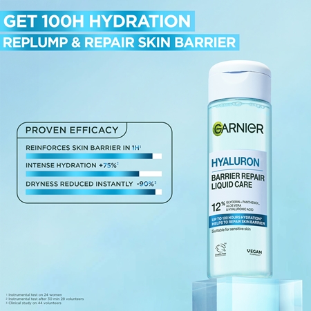 Garnier Pure Active Hyaluron Essence to restore the skin barrier