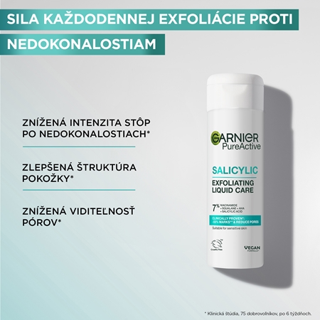 Garnier Pure Active Salicylic exfoliačná esencia na tvár