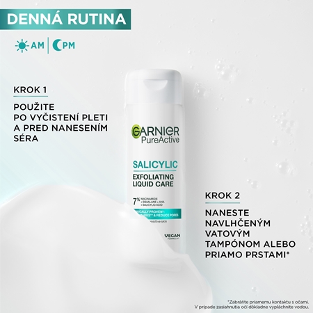 Garnier Pure Active Salicylic exfoliačná esencia na tvár