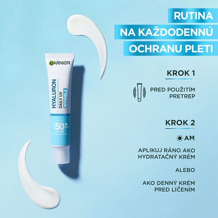 Garnier Hyaluron Daily UV pleťový fluid SPF 50+