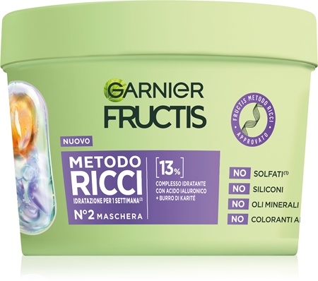 Garnier Fructis Metodo Ricci hydratační maska pro aktivaci kudrlin