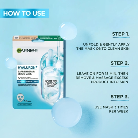 Garnier Hyaluron + Cleansing Face Mask for combination to oily skin