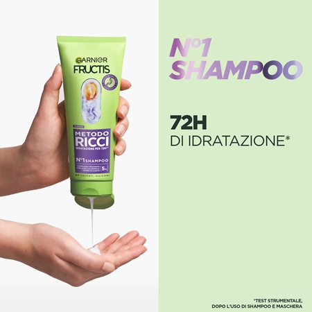 Garnier Fructis Metodo Ricci shampoo idratante per attivare i riccioli