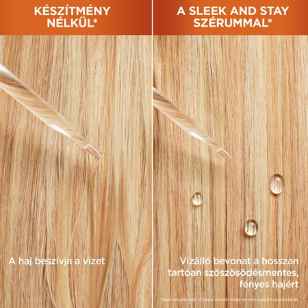 Garnier Fructis Keratin Sleek szérum száraz és sérült hajra
