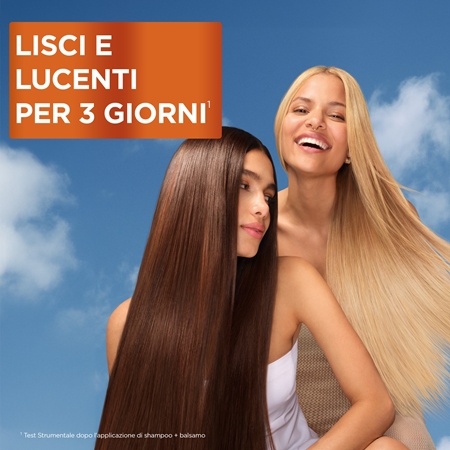 Garnier Fructis Lisci Cheratina balsamo nutriente per capelli più forti e luminosi