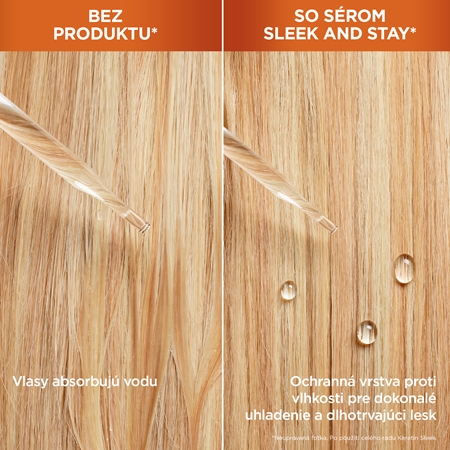 Garnier Fructis Keratin Sleek kondicionér pre suché a krehké vlasy