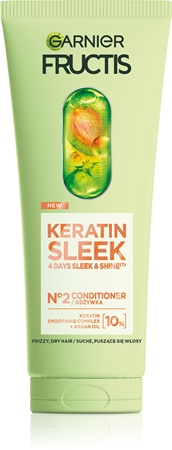 Garnier Fructis Keratin Sleek Keratiinipalsam säravate ja pehmete juuste jaoks
