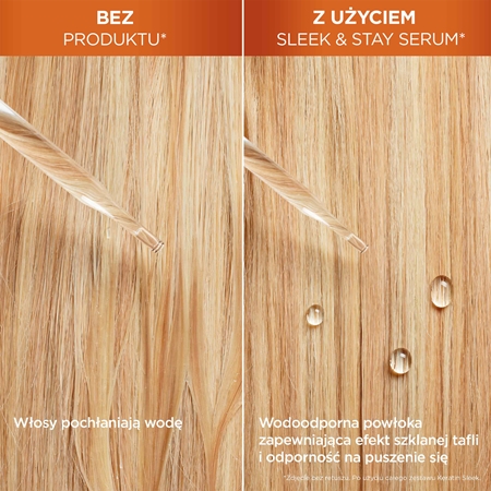 Garnier Fructis Keratin Sleek odżywka keratynowa do nabłyszczania i zmiękczania włosów