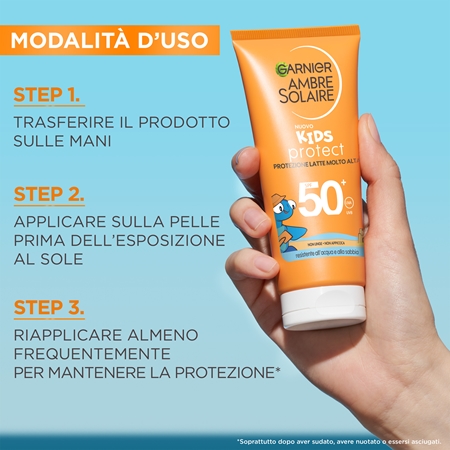 Garnier Ambre Solaire Kids creme bronzeador para crianças SPF 50+