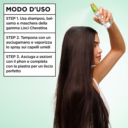 Garnier Fructis Diamond Sleek spray per lisciare i capelli