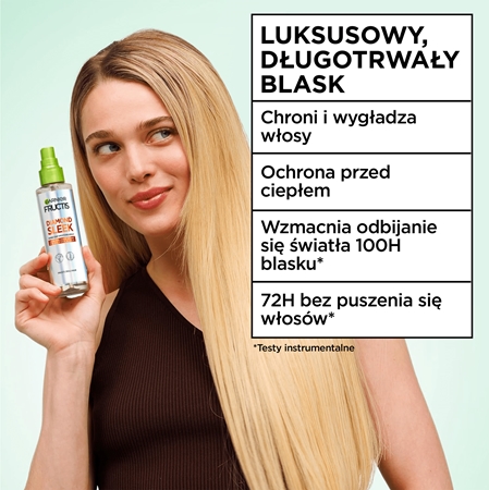 Garnier Fructis Diamond Sleek spray do wygładzania włosów