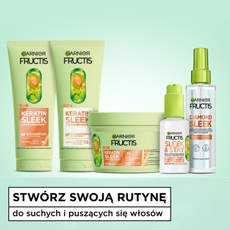 Garnier Fructis Diamond Sleek spray do wygładzania włosów