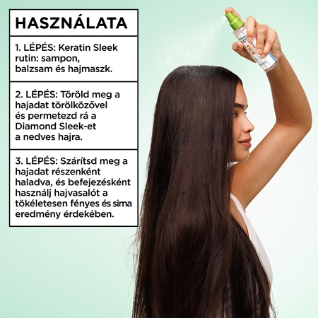 Garnier Diamond Sleek spray hajegyenesítésre