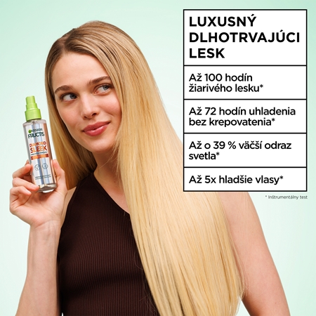 Garnier Fructis Diamond Sleek sprej pre uhladenie vlasov