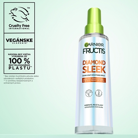 Garnier Fructis Diamond Sleek sprej pre uhladenie vlasov