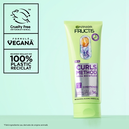 Garnier Fructis Curls Method balsam hidratant pentru par ondulat si cret