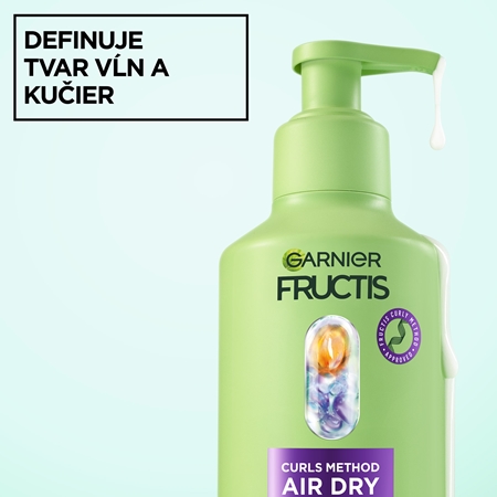 Garnier Fructis Curls Method bezoplachový krém pre vlnité a kučeravé vlasy