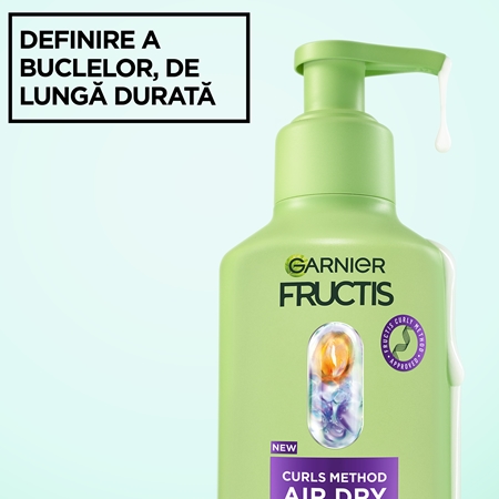 Garnier Fructis Curls Method crema leave-in pentru par ondulat si cret