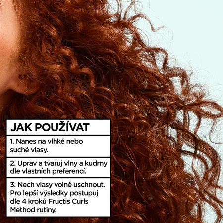 Garnier Fructis Curls Method bezoplachový krém pro vlnité a kudrnaté vlasy
