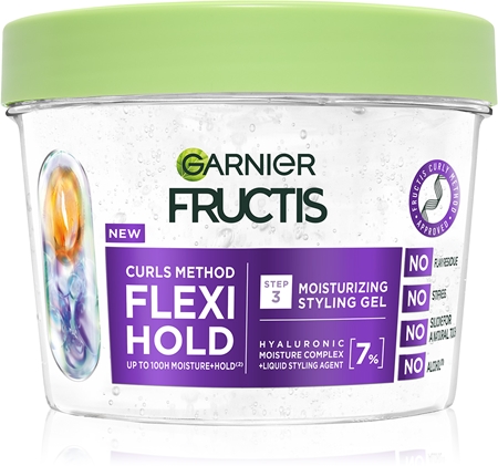Garnier Fructis Flexi Hold Styling Gel for wavy and curly hair