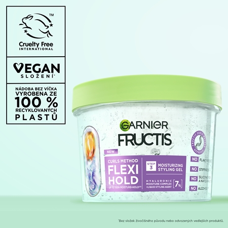 Garnier Fructis Flexi Hold stylingový gel pro vlnité a kudrnaté vlasy
