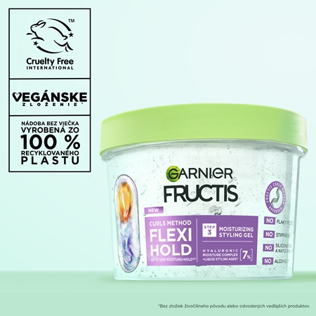 Garnier Fructis Flexi Hold stylingový gél pre vlnité a kučeravé vlasy