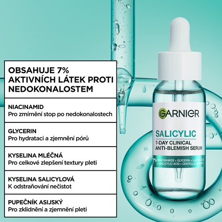 Garnier Salicylic Serum sérum proti nedokonalostem pleti