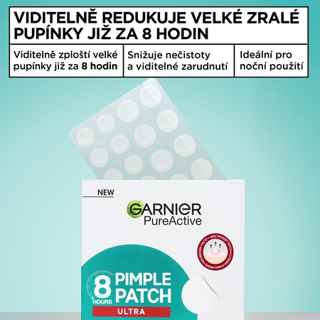 Garnier Pure Active Pimple Patch Ultra náplasti na problematickou pleť proti akné