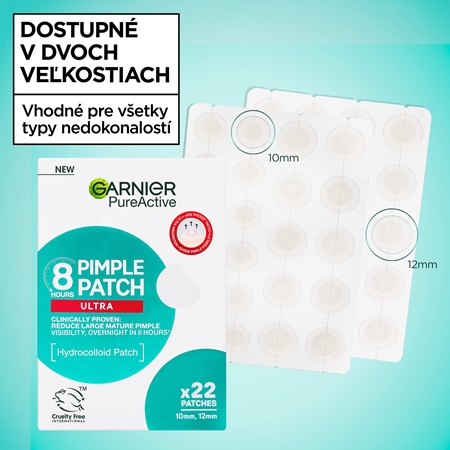 Garnier Pure Active Pimple Patch Ultra náplasti na problematickú pleť proti akné