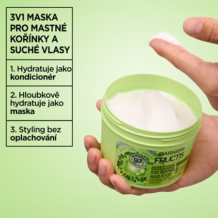 Garnier Fructis 3 in 1 osvěžující hydratační maska na vlasy