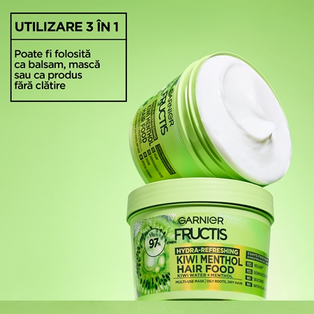 Garnier Fructis 3 in 1 mască hidratantă răcoritoare pentru păr