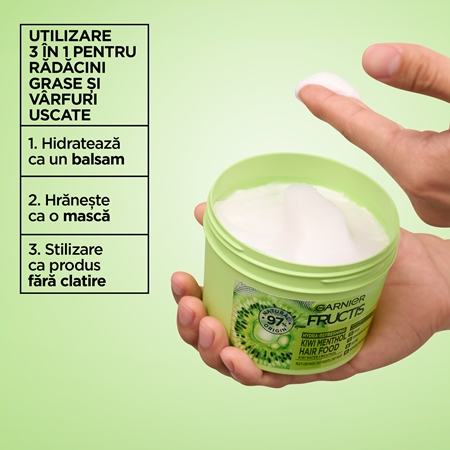 Garnier Fructis 3 in 1 mască hidratantă răcoritoare pentru păr